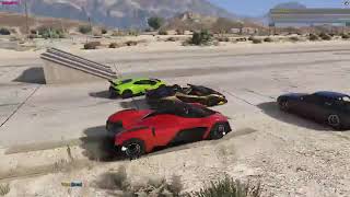 Elanip Grand Theft Auto V Driving 3000BHP Devel Sixteen  53 [upl. by Peedus819]