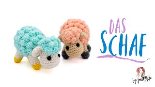 Schaf häkeln 🐑 Do it Yourself Amigurumi by justMiko [upl. by Ordnajela]