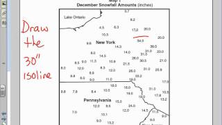 video tutorial drawing isolines [upl. by Marutani656]