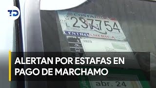 Marchamo 2024 de esta manera estafan a los propietarios de vehículos [upl. by Donalt627]