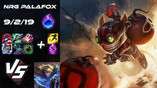 NRG Palafox MID Ziggs vs Ezreal  NA Grandmaster Patch 1414 [upl. by Pammy]