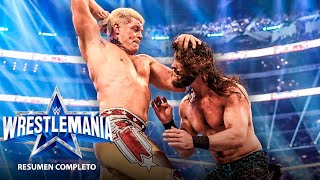 WWE Wrestlemania 38 Noche 1  Resumen Completo [upl. by Botnick265]