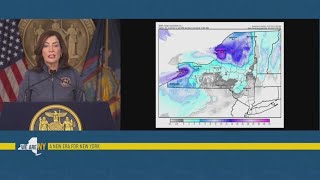 Gov Hochul declares state of emergency before winter storm [upl. by Aieken]