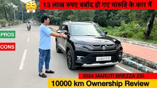 2024 MARUTI BREZZA  ZXI Petrol  Honest Ownership Review  Pros and Cons [upl. by Andeee]