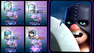 Clash Royale  8 STRAIGHT LEGENDARIES Executioner Gemming [upl. by Anelas41]