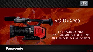 Panasonic Agdvx200  Adcom 4k ITA [upl. by Anazraf]