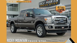 2015 Ford F250 Super Duty Lariat FX4  NAVIGATION  DIESEL 4X4  CARIBOU [upl. by Neraa998]