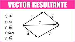 VECTORES  Hallar el VECTOR RESULTANTE [upl. by Idnal433]