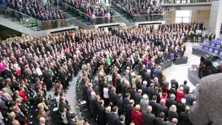 Bundesversammlung singt die Nationalhymne [upl. by Tuchman]