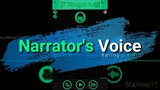 Narrators Voice  Best TexttoSpeech App Worth Installing [upl. by Tnerb381]