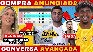 🚨🚨 ANÚNCIO FEITO REFORÇO EM DEFINITIVO  JOGO ABERTO  AS ÚLTIMAS NOTÍCIAS DO CORINTHIANS DE HOJE [upl. by Rebeka]