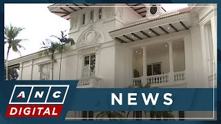 Malacañang unveils newlyrenovated Laperal mansion  ANC [upl. by Ahsiekat]