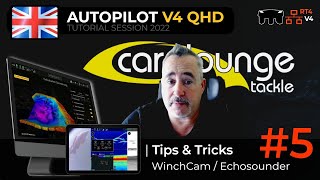 RT4 AUTOPILOT V4 APP  Tutorial s 22 🇬🇧  5 Tips amp Tricks  WinchCam  Echosounder [upl. by Alehcim]