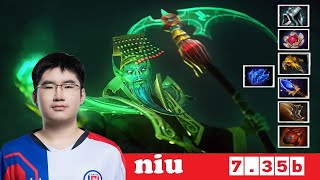 DOTA 2 LGDniu the NECROPHOS OFFLANE 735b [upl. by Neeloj]