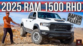 The 2025 Ram 1500 RHO Is A TwinTurbo Raptor Killing OffRoad Warrior With TRX Vibes [upl. by Macdonald255]