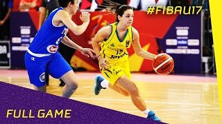 Italy v Australia  Final  Full Game  FIBA U17 Womens World Championship 2016 [upl. by Hylan]