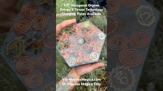 New In The Light Shop XXL Hexagonal Orgone Energy amp Tensor Technology Special Edition Charging Plate [upl. by Acirdna94]