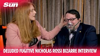 Deluded fugitive Nicholas Rossi gives bizarre US TV interview [upl. by Nwahsaj286]