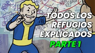 Todos los Refugios de Fallout Explicados Parte 1  Fallout Lore [upl. by Nahpets315]