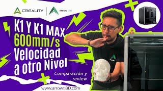 Diferencias Creality K1 Y K1 MAX  comparación y review⚡Calidad VS velocidad ¿Vale la pena [upl. by Guenna]