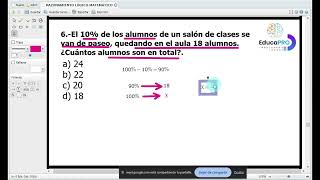 clases ESFM 2025  PORCETAJES  RAZONAMIENTO LOGICO MATEMATICO  ¿Cuántos alumnos son en total [upl. by Lanod786]