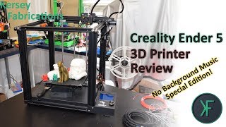 Creality Ender 5 3D Printer Review No Background Music [upl. by Edi]