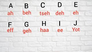 Learn German Alphabet with pronunciation learngerman german alphabet germanlearnlanguage [upl. by Mitman]