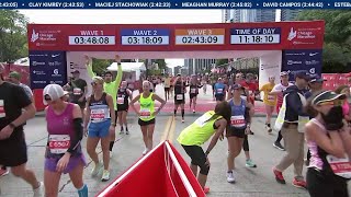 Maratón de Chicago 2023 Línea de llegada 1100 am  1200 pm [upl. by Kissel]