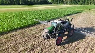 FS Growmark spraying with a Fendt Rogator 934 [upl. by Ecneitap683]