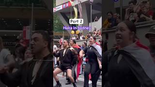 Haka Protest in Sydney 😳🤯 part2 shorts [upl. by Nyltiak]