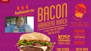 Mcdonalds BACON HABANERO RANCH BURGER REVIEW [upl. by Ramso]