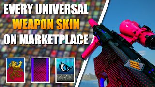 Every Universal WEAPON Skin On R6 Marketplace Y9S1 [upl. by Armyn886]