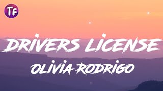 Olivia Rodrigo – drivers license Lyrics  Letra [upl. by Enelyak180]