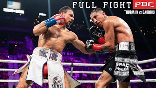 Thurman vs Barrios FULL FIGHT February 5 2022  PBC on FOX PPV [upl. by Einram]