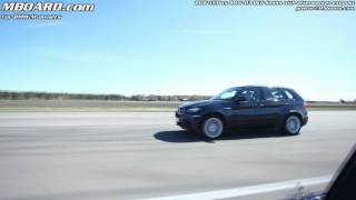 1080p BMW X5M vs BMW M3 DKG  DCT Sedan [upl. by Neelrihs627]