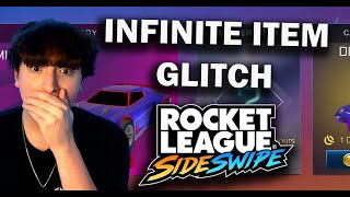 WORKING INFINITE CREDITS AND UNLIMITED ITEMS GLITCH  ROCKET LEAGUE SIDESWIPE [upl. by Lia]