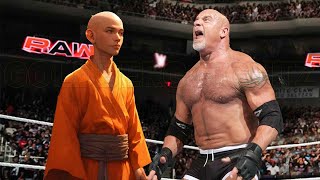 Goldberg vs Aang Match [upl. by Gaiser229]