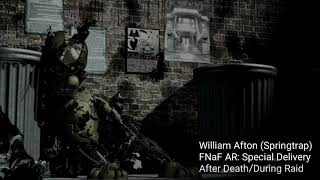 William AftonSpringtrap All Voice Lines [upl. by Ynnot]