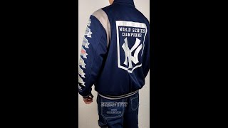 Blouson léger varsity jacket New York NY Yankees MLB World Series Champions  Taille L [upl. by Rutherford]