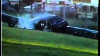 1984 Gary Shaw IMSA firehawk crash  Watkins Glen [upl. by Linnette]