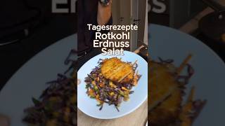 RotkohlMöhrenMango Salat mit veganem Schnitzel [upl. by Benji]