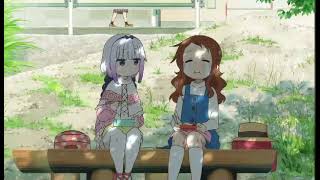 Kanna amp Saikawa Cute Moments  Kobayashis Dragon Maid S2 Episode 6 [upl. by Ailecara]