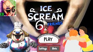 ice Scream 6 Frends  Charlie Full Gameplay [upl. by Hillier403]