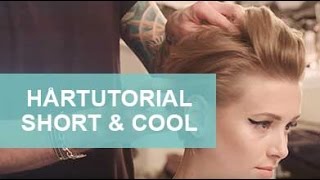 Hårtutorial  Styling Kort Hår [upl. by Savill116]