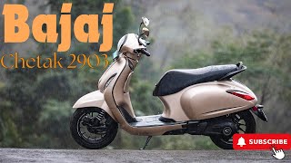 Latest Bajaj Chetak 2903 Electric Scooter 2024 Model Detailed  Worth For Money [upl. by Boyes351]