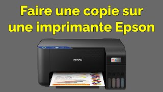 Comment faire une photocopie avec une imprimante Epson [upl. by Jeanna]