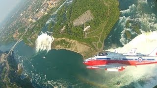 Snowbirds Over The Falls  Breathtaking Aerial Views of Niagara Falls  HD Cockpit Video [upl. by Ekenna]