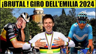 GIRO dellEMILIA 2024 POGACAR y NAIRO Quintana BESTIAL CARRERA HOY [upl. by Eizzil]