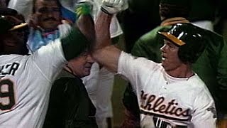 1988 WS Gm3 McGwires walkoff home run in the ninth [upl. by Magavern]