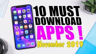 10 MUST Download Apps November 2019 [upl. by Nerb]